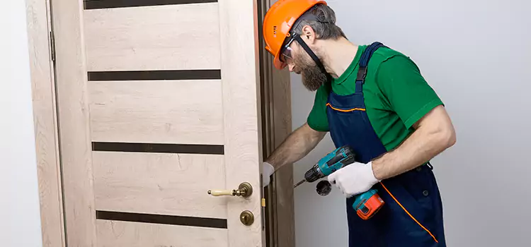 Replace Internal Door Handle with Lock Manitowoc